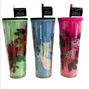 1 Starbucks Color Changing Tumbler Holiday YOU CHOOSE ONE NEW
